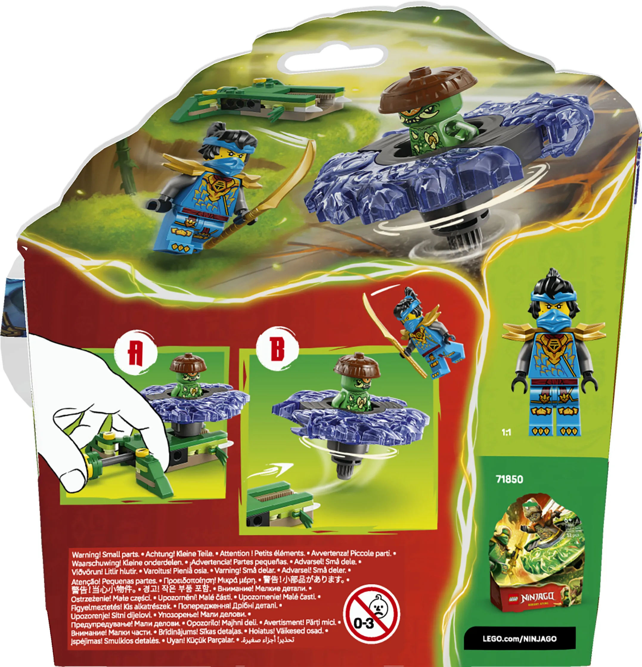 LEGO NINJAGO Nya mot mutationsmonsterspinner 71849