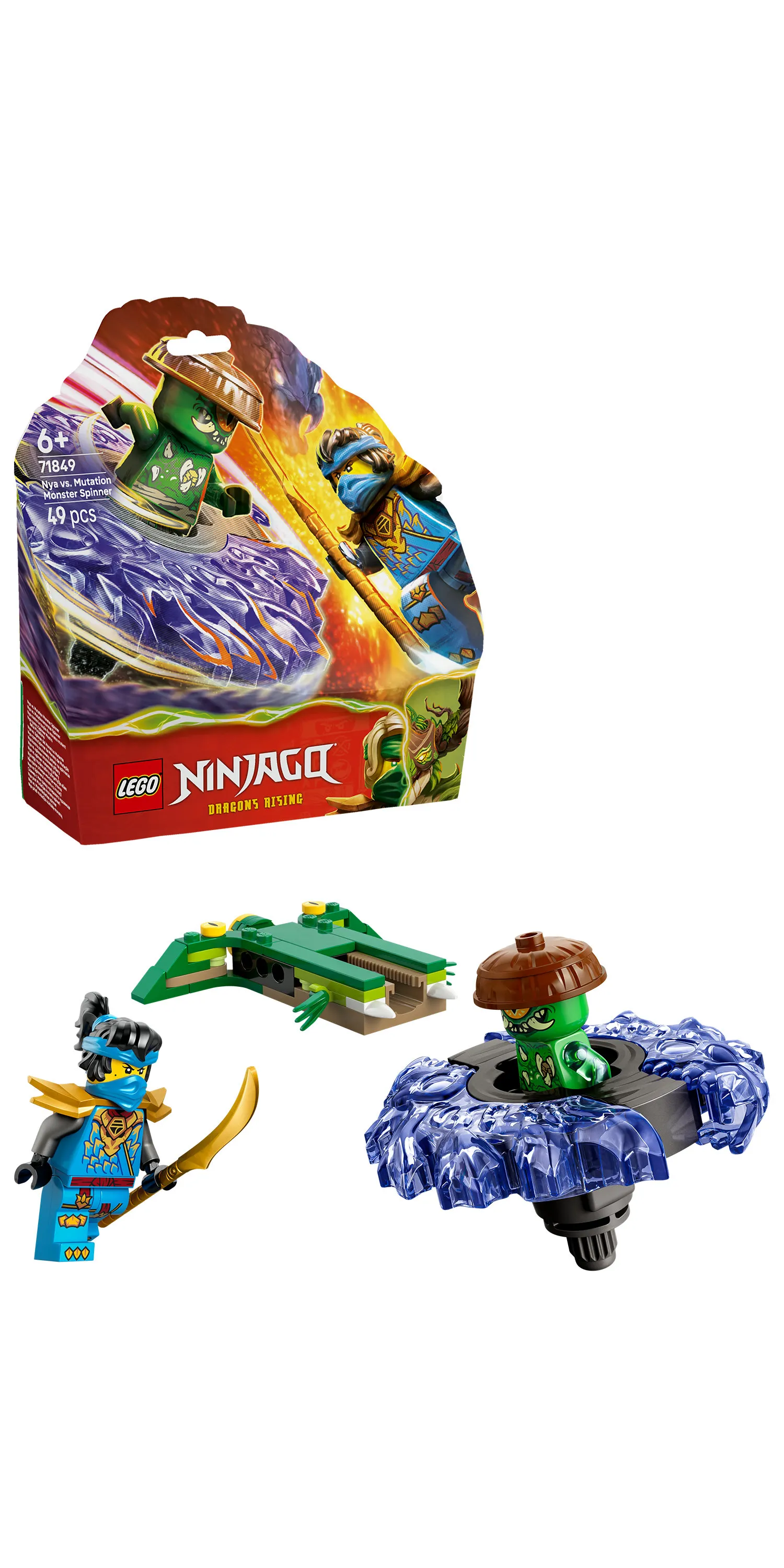 LEGO NINJAGO Nya mot mutationsmonsterspinner 71849