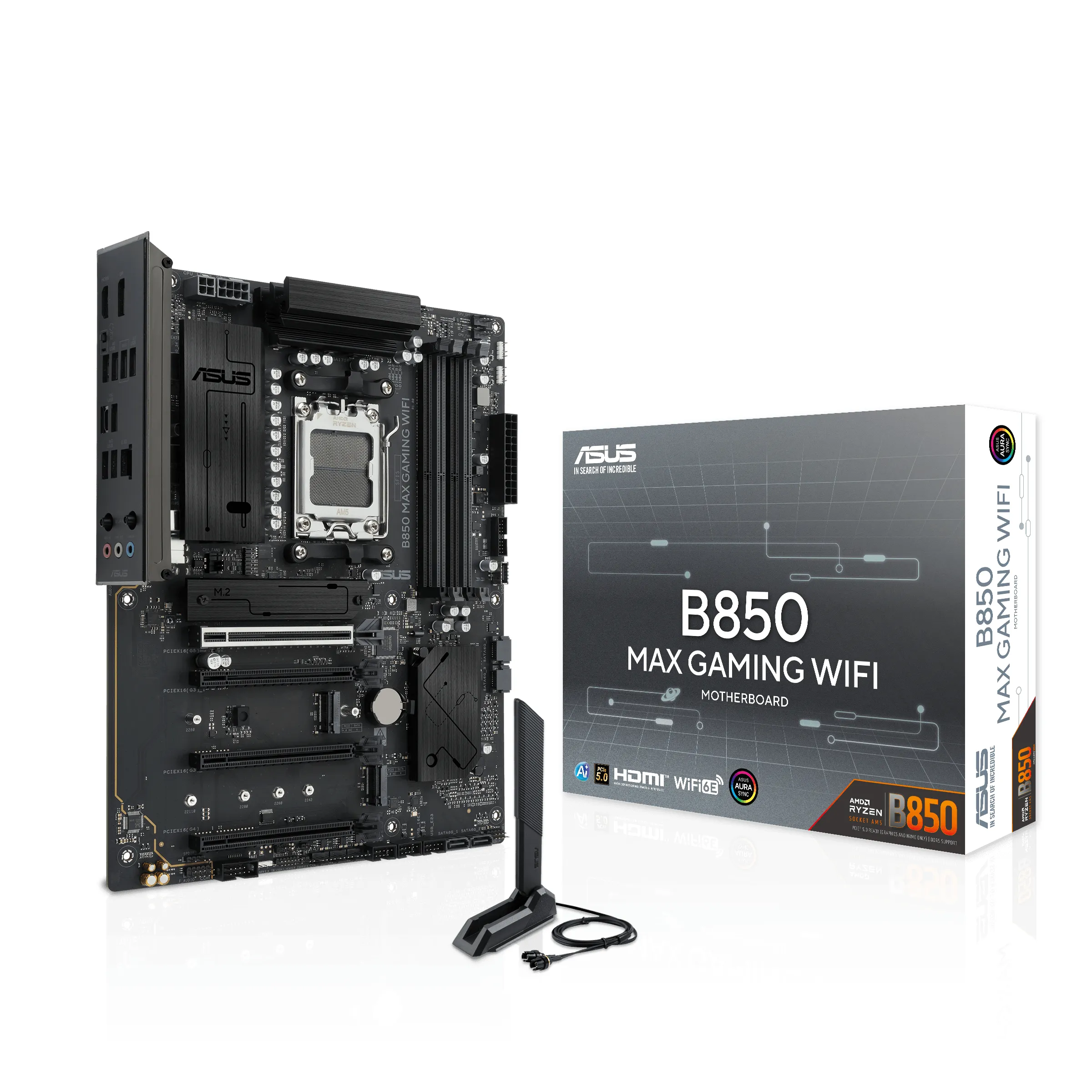 Asus B850 MAX GAMING WIFI AM5 ATX -emolevy