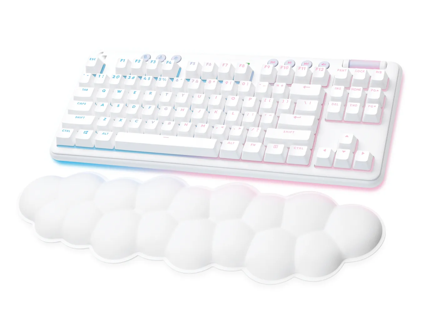 Logitech G715, Linear GX Red - wireless gaming keyboard, white