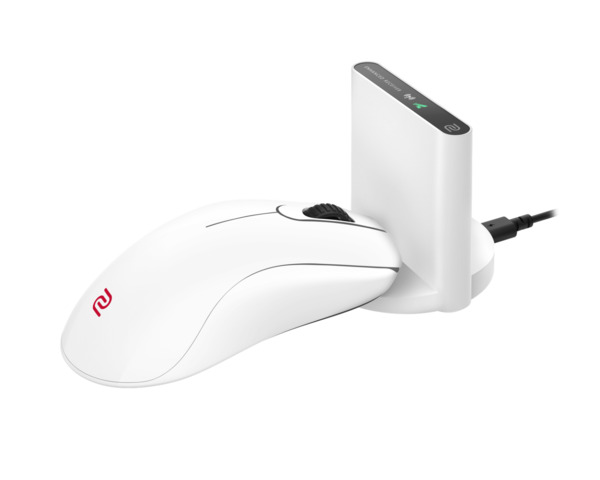 ZOWIE FK2-DW Middle Wireless Gaming Mouse, White