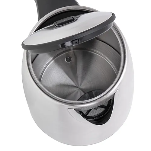 Adler AD 1340 kettle, 1.7L, 2200W, Black/Silver