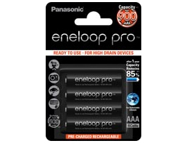 Panasonic Eneloop pro AAA-akku 930mAh 4kpl/pkt