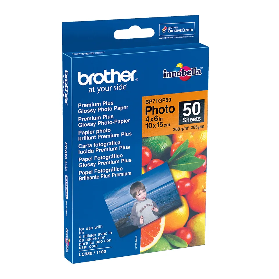 BROTHER PREM.PLUS GLOSSY PH.PAPER 10X15