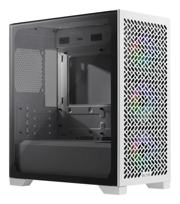 Cooler Master Elite 302 Mini-Tower Case with window, White