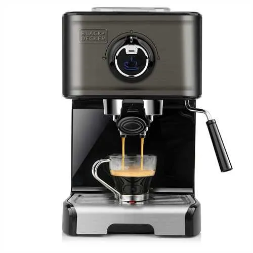 BLACK+DECKER BXCO1200E - espresso machine, Silver