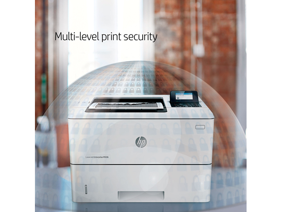 HP LaserJet Enterprise M506dn Duplex, LAN, A4 - mono laser printer