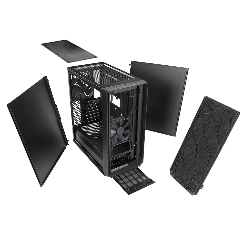 Fractal Design Meshify C Solid Panel Midi-Tower Case, Black
