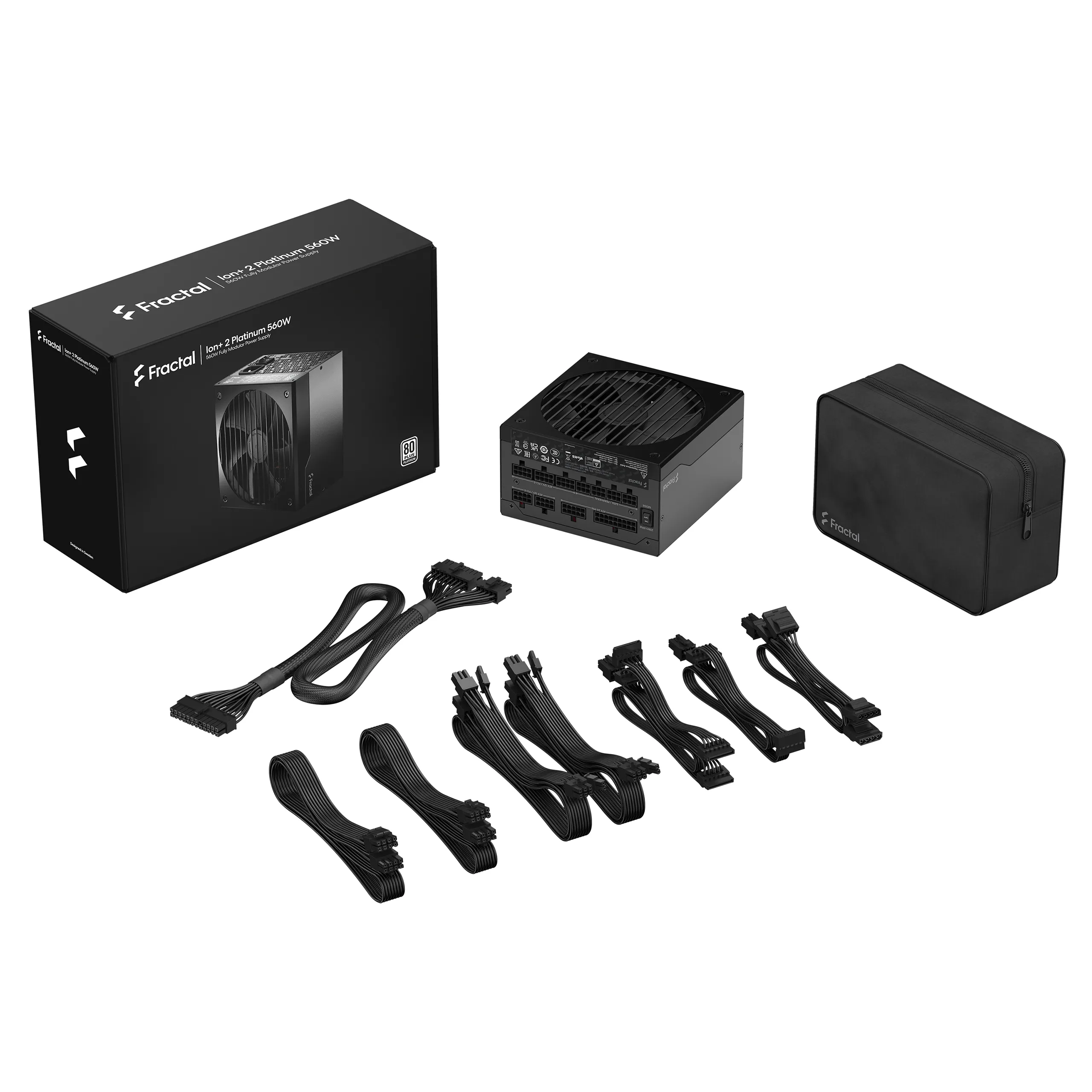 Fractal Design Ion+ 2 560W - PSU, 80 Plus Platinum