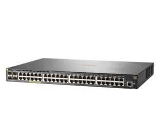 HPE Aruba 2930F 48G PoE+ 4SFP+ Basic Layer3 Switch (JL256A) with 48x 10/100/1000T PoE+ (Max 370 W)+ 4x SFP+ 1/10GbE ports.Switching capacity 176 Gbps, Throughpu