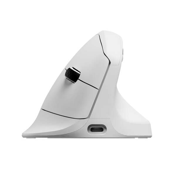 Keychron M5 8K Wireless Ergonomic Mouse, White