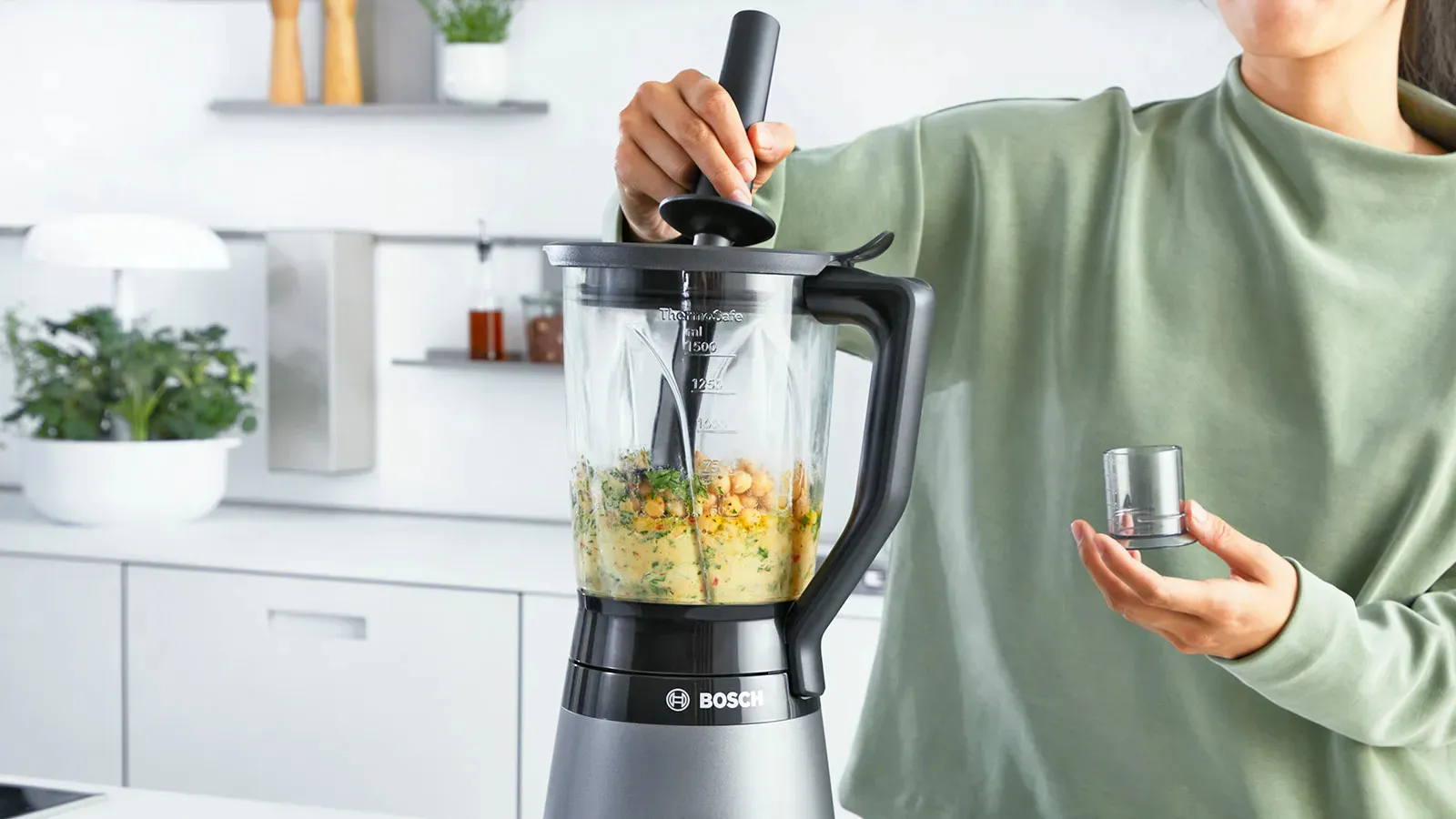 Bosch VitaPower MMB6172SN - stavmixer, silver/svart