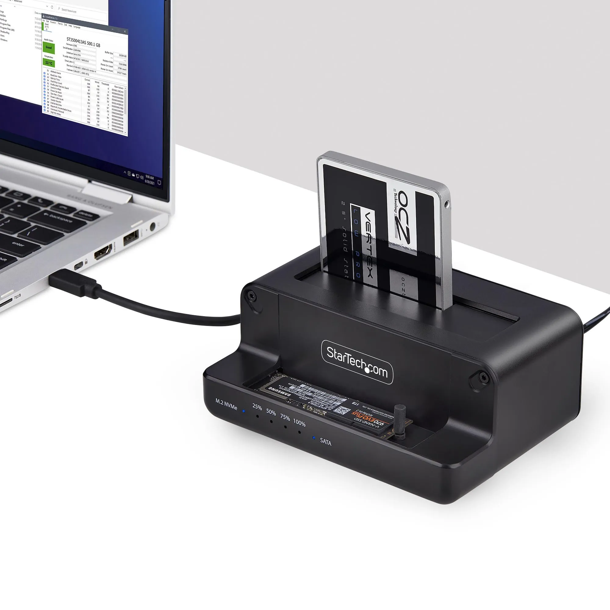 Startech M.2 NVMe to 2.5/3.5&quot; SATA Duplicator