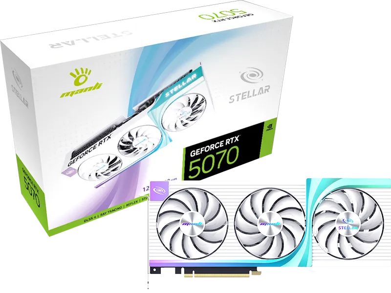 Manli GeForce RTX 5070 12GB Stellar OC - graphics card Manli GeForce RTX 5070 12GB Stellar OC - graphics card