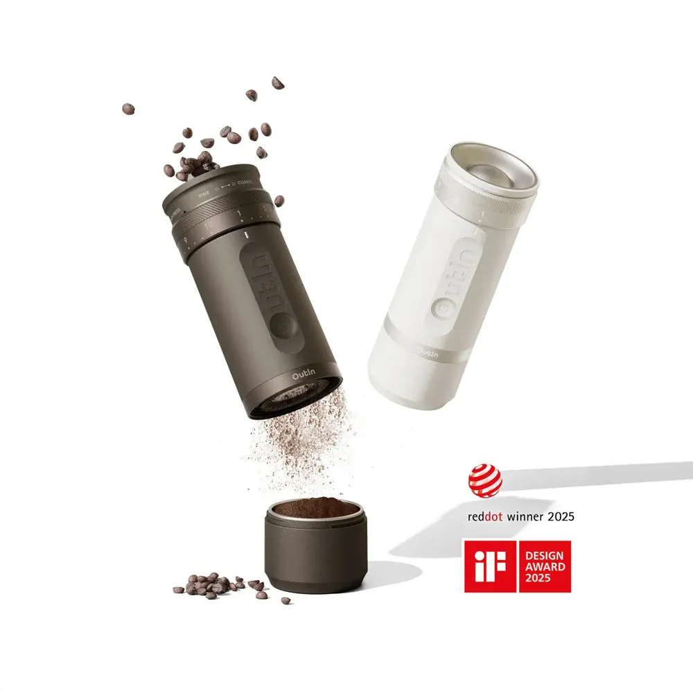 OUTIN Fino OTCG-01-TB Electric Coffee Grinder 25g, Black
