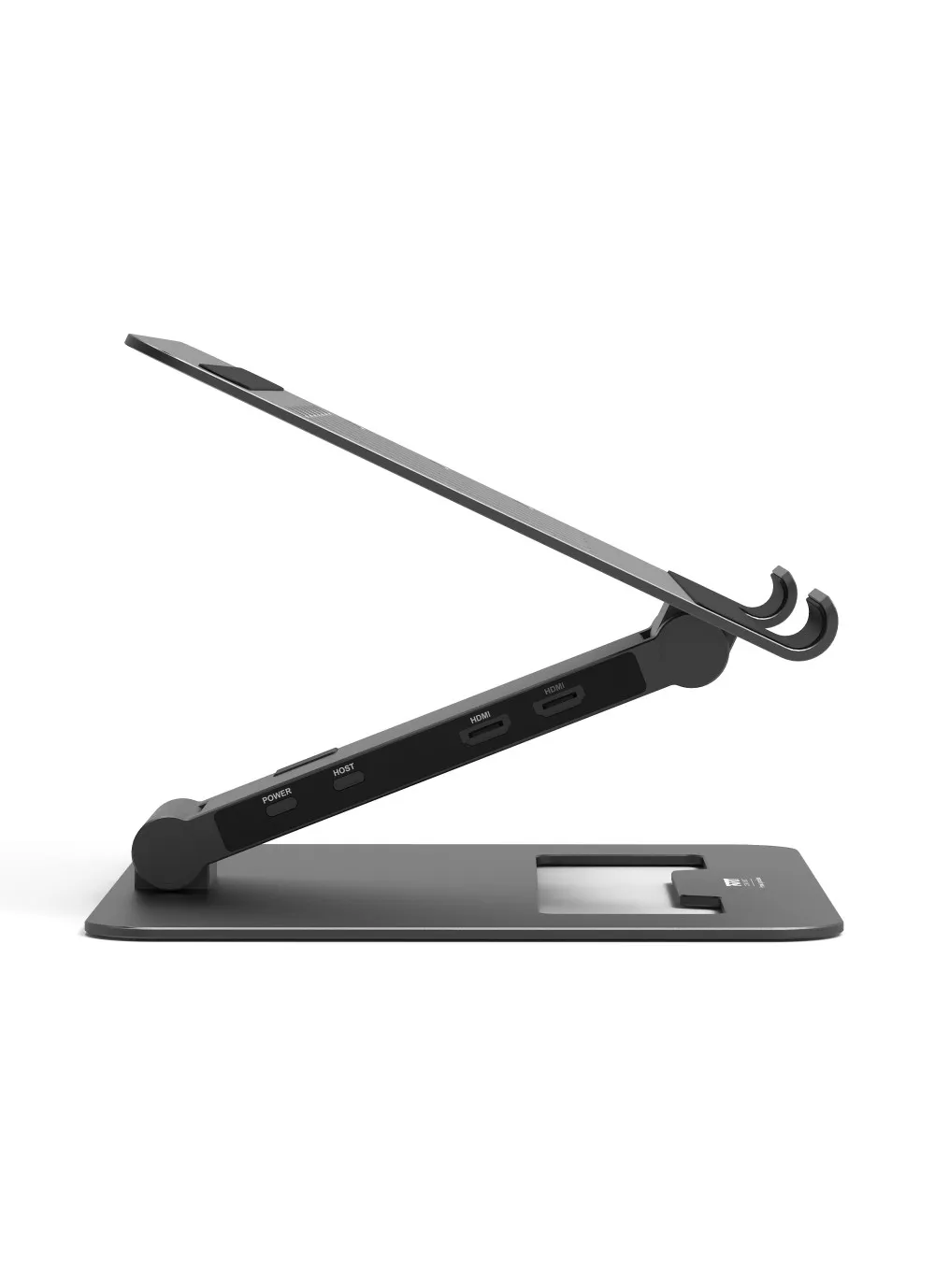 Port Designs 2-in-1 USB-C Docking Station with Notebook Stand 2x4K, 85W PD