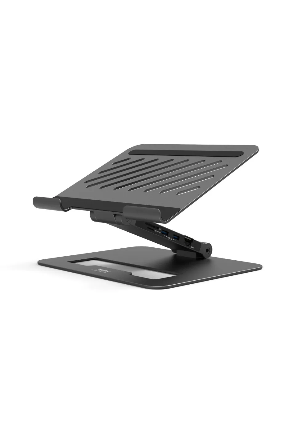 Port Designs 2-in-1 USB-C Docking Station with Notebook Stand 2x4K, 85W PD