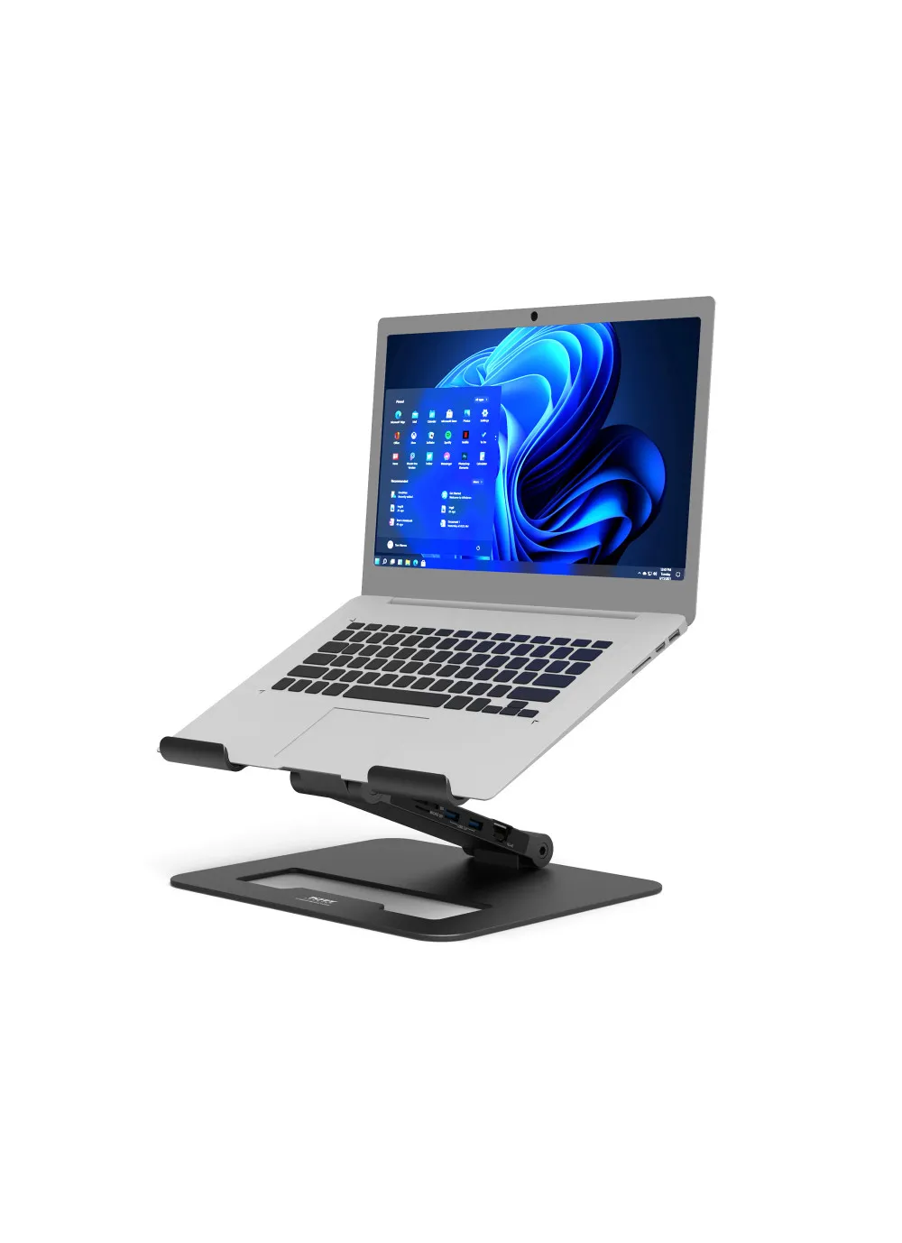 Port Designs 2-in-1 USB-C Docking Station with Notebook Stand 2x4K, 85W PD