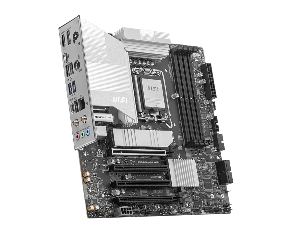 MSI Pro B860M-A WiFi 7 LGA1851 DDR5 Micro-ATX - motherboard