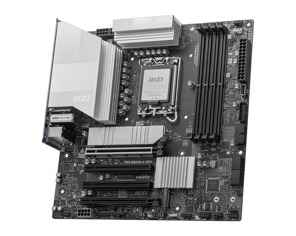 MSI Pro B860M-A WiFi 7 LGA1851 DDR5 Micro-ATX - motherboard