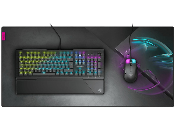 Roccat Sense Icon XL - gaming mousepad, 900x420 mm, black/grey Roccat Sense Icon XL - gaming mousepad, 900x420 mm, black/grey