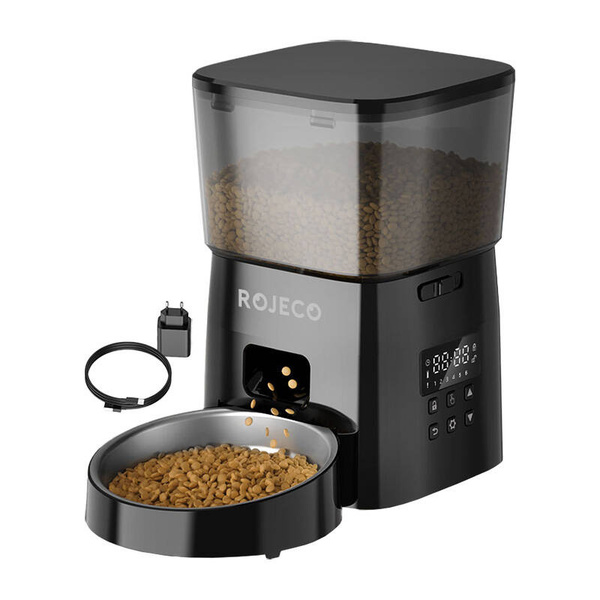 ROJECO RWSQ-02 2 L Automatic Pet Feeder, Button Version