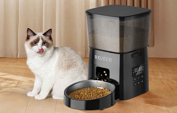 ROJECO RWSQ-02 2 L Automatic Pet Feeder, Button Version