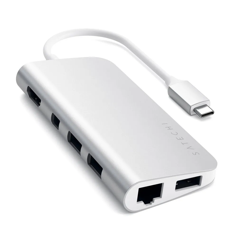 Satechi USB-C Multimedia Adapter. silver
