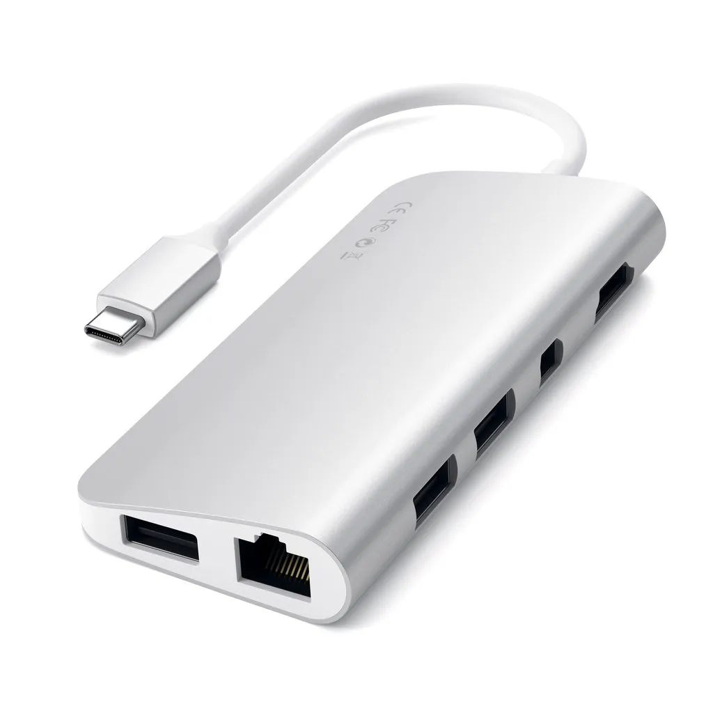 Satechi USB-C Multimedia Adapter. silver