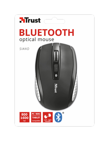 Trust Siano - wireless mouse, Black