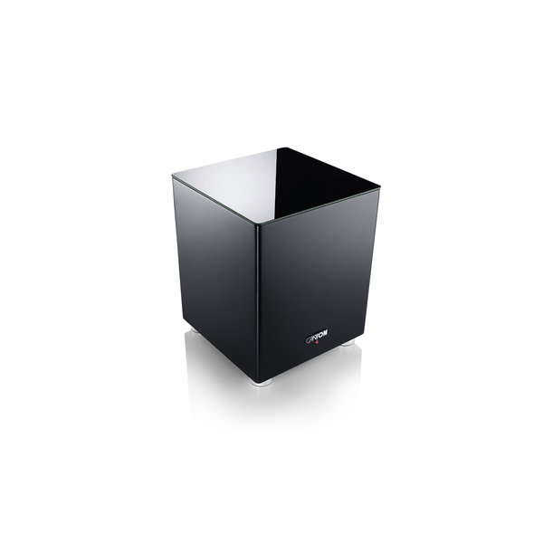 Canton Smart Sub 8 - active wireless subwoofer, black lacquer/black glass