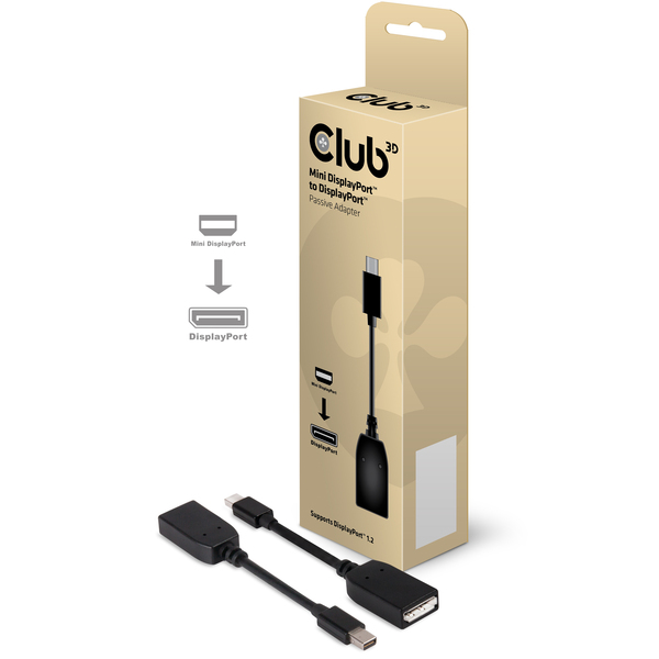 CLUB3D MINI DISPLAYPORT TO DISPLAYPORT ADAPTER