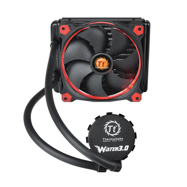 THERMALTAKE Water 3.0 Riing Red 140 watercoo 1x14cmPWM Intel 2011v3/2011/1366/1150/1151/1155/1156 AMD FM2+/FM2/FM1/AM3+/AM3/AM2+/AM2