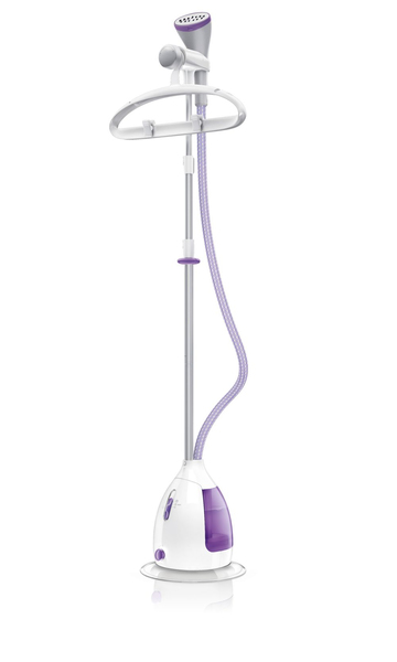 PHILIPS GC536/35 ClearTouch Garment Steamer 2000W 3 steam settings pleatmaker Hang&amp;lock purple