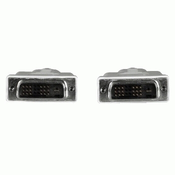 Hama DVI-D - DVI-D - cable, Single, 1.8 m, Gray