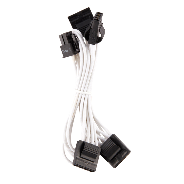 CORSAIR Premium Individually Sleeved DC Cable Pro Kit Type 4 White