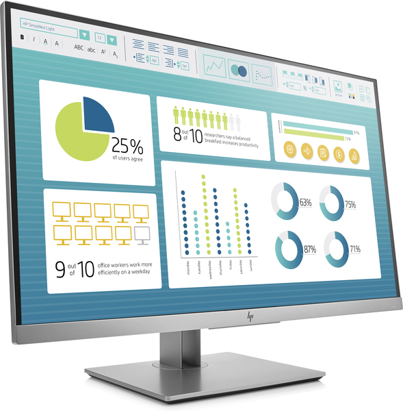HP 27" EliteDisplay E273, Full HD, IPS - datorsk&auml;rm