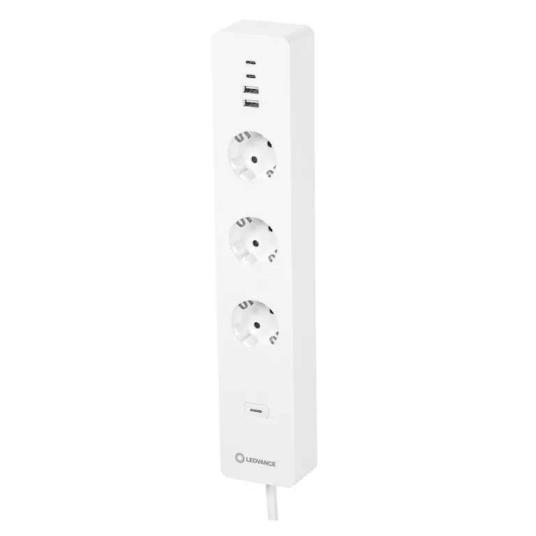 Ledvance SMART+ Plug - smart outlet, 3x plug, 2x USB-A, 2x USB-C, Wi-Fi