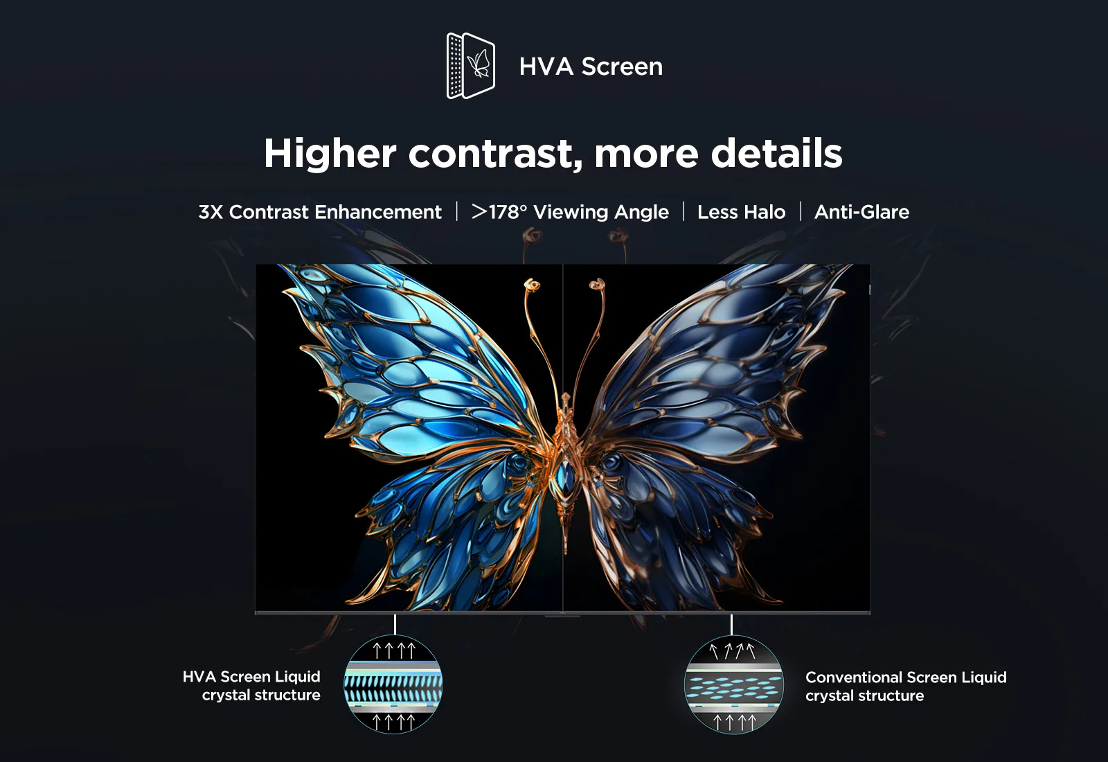 TCL 43P7K 43" 4K QLED Google TV, 60 Hz, Dolby Vision, HDR10+, metallic