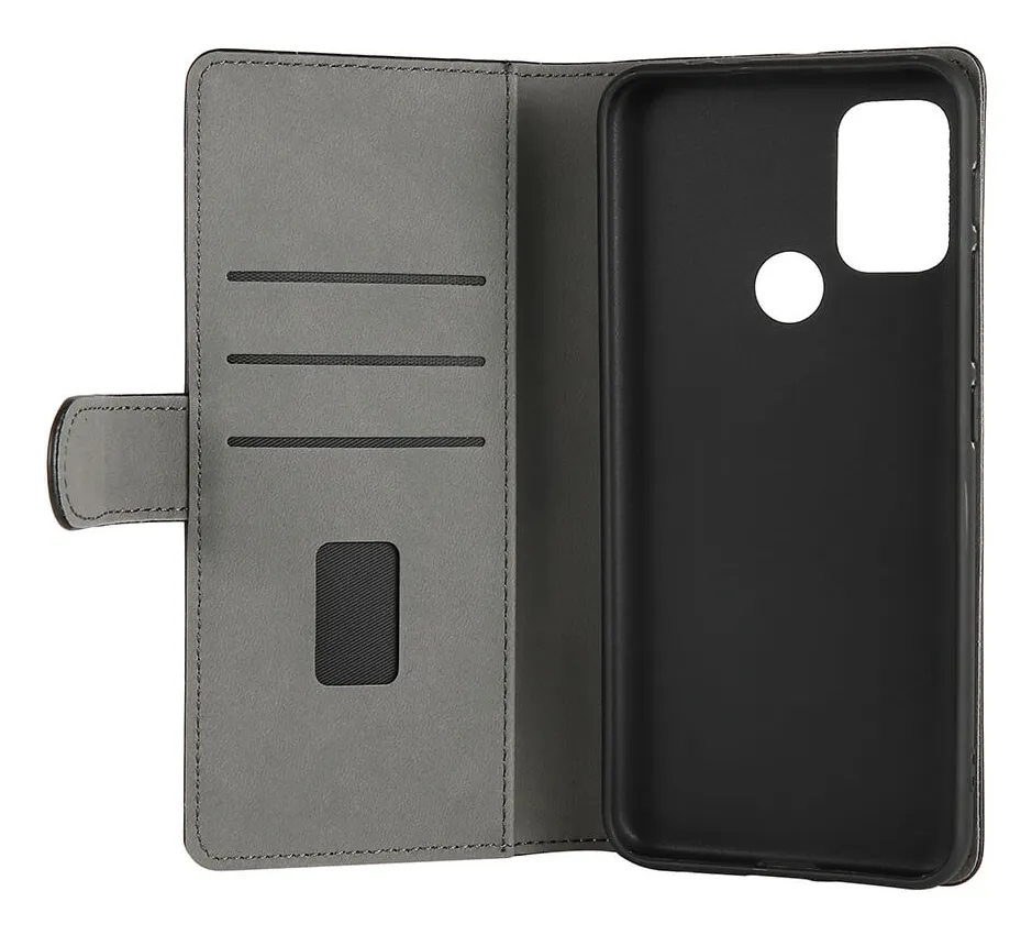GEAR Wallet, Moto G30 -lompakkokotelo, Musta