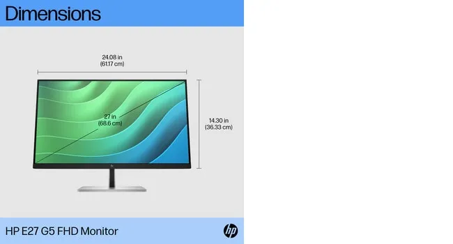 HP 27&quot; E27 G5 Full HD, IPS - monitor