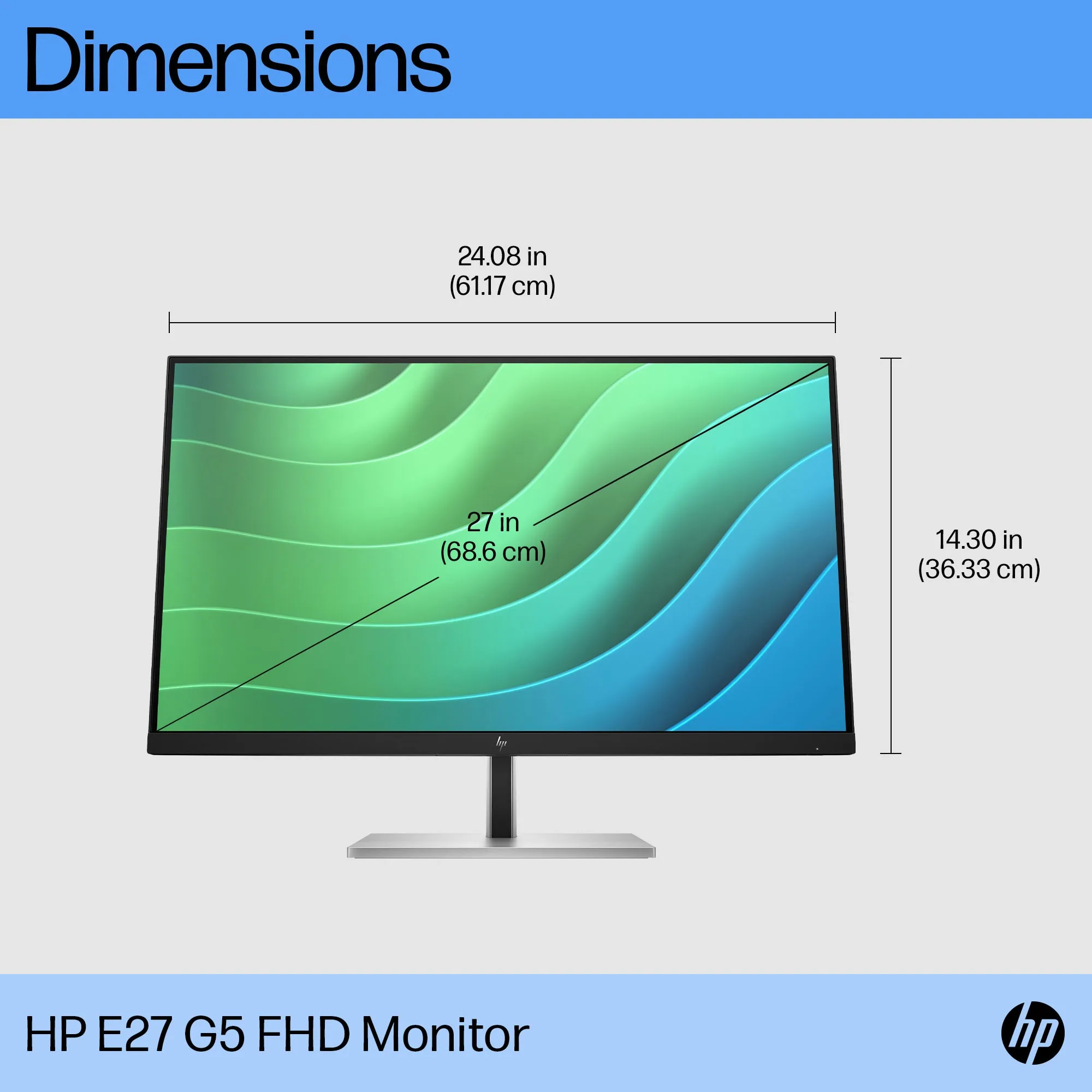 HP 27&quot; E27 G5 Full HD, IPS - monitor
