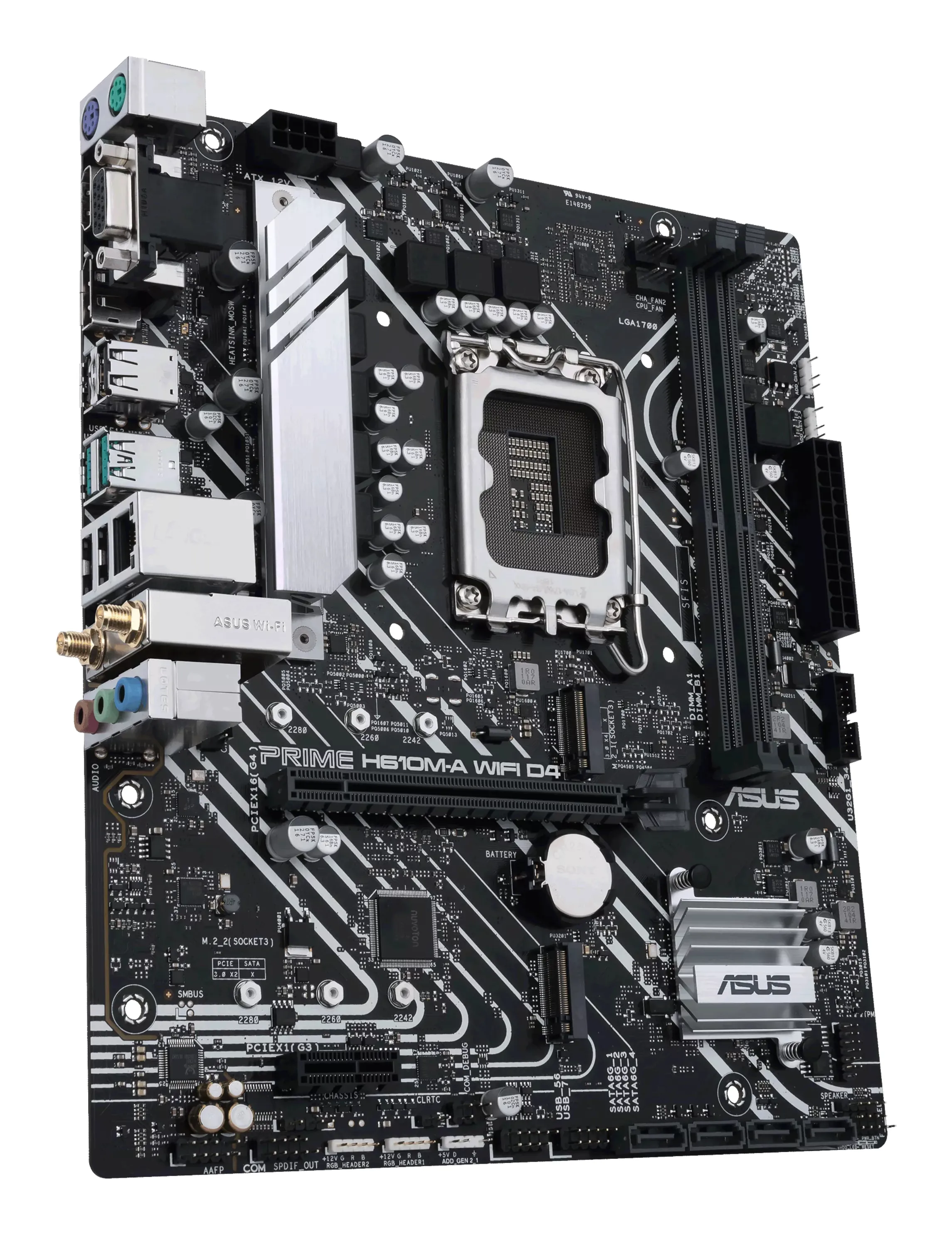 Asus PRIME H610M-A Wi-Fi DDR4 mATX - motherboard