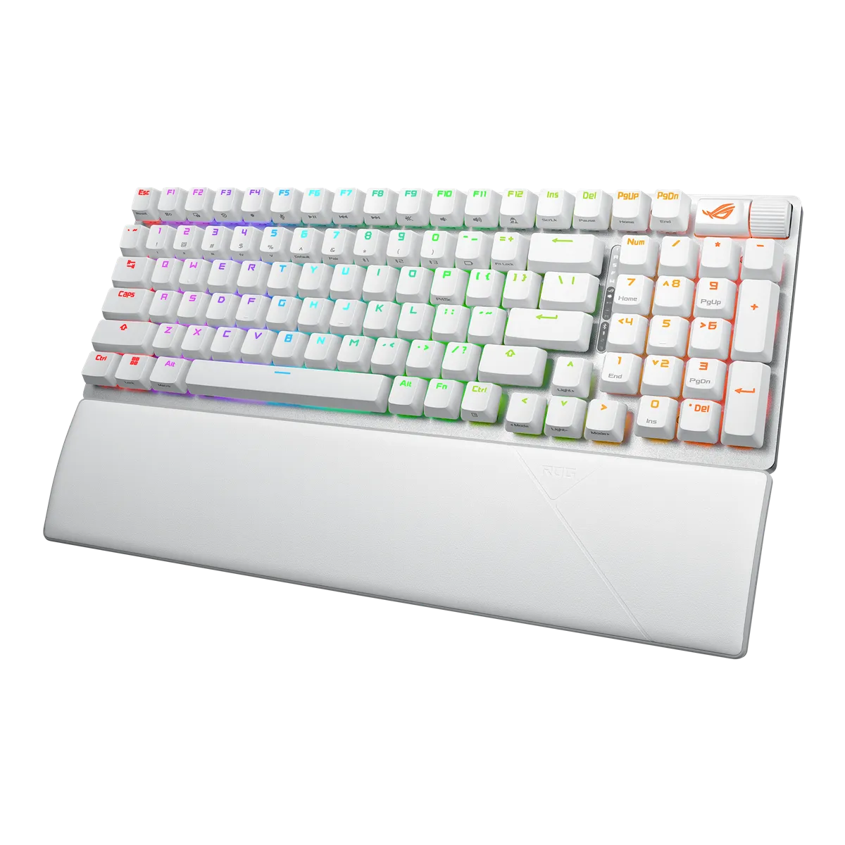 Asus ROG Strix Scope II 96%, ROG NX Snow, RGB -langaton pelinäppäimistö, valkoinen