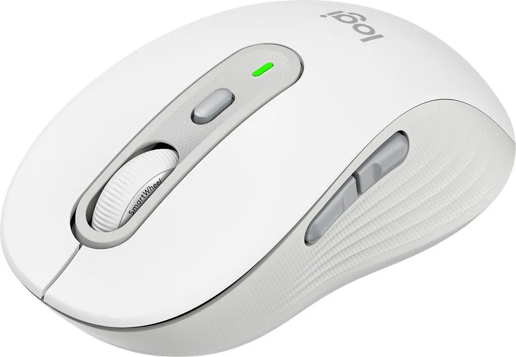 Logitech MK950 Signature Slim -langaton näppäimistö ja hiiri, valkoinen