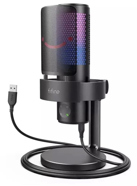 FIFINE A9, USB, Condenser Microphone, Black