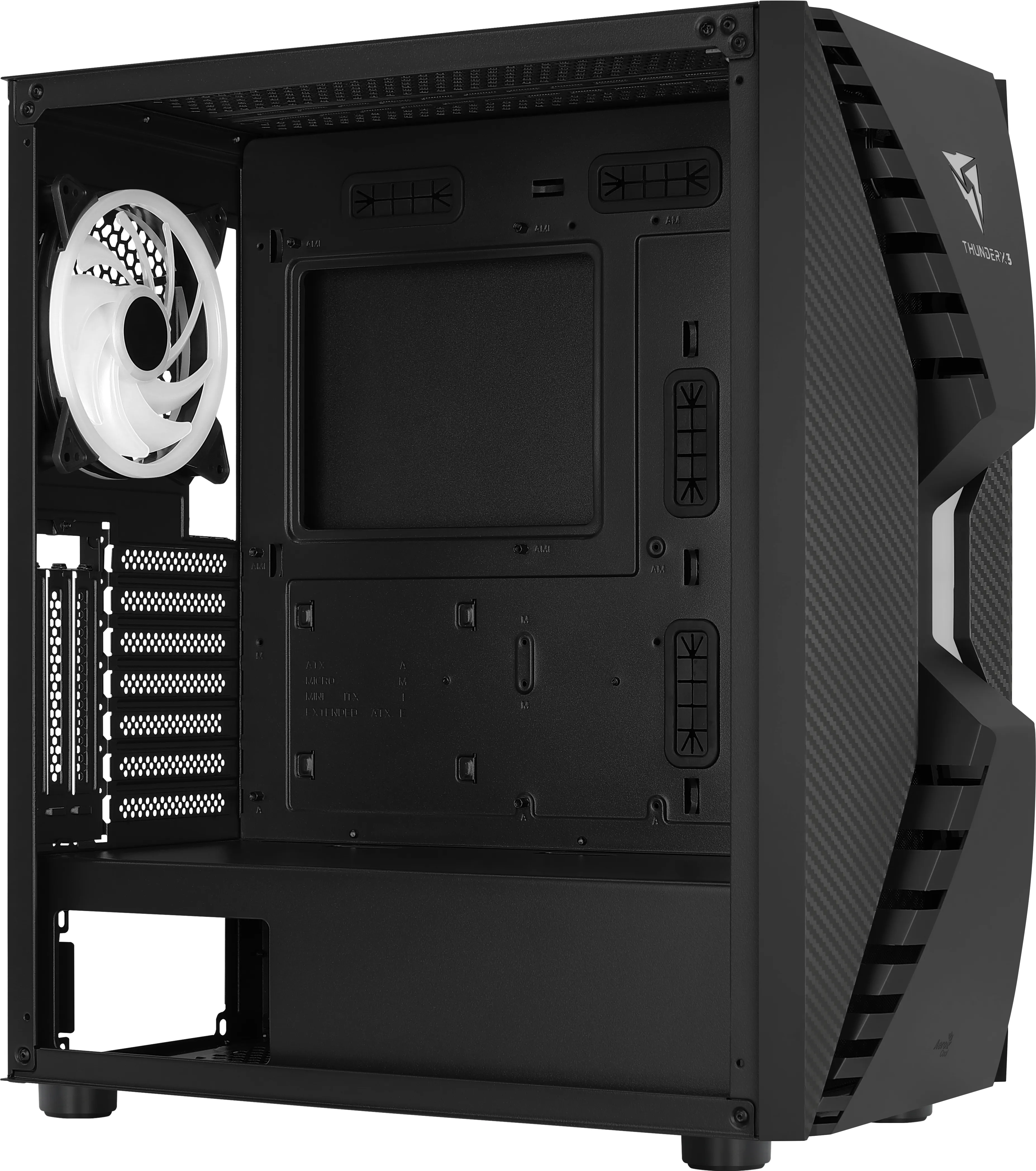 Aerocool Cronus - Mid Tower case, window, Black
