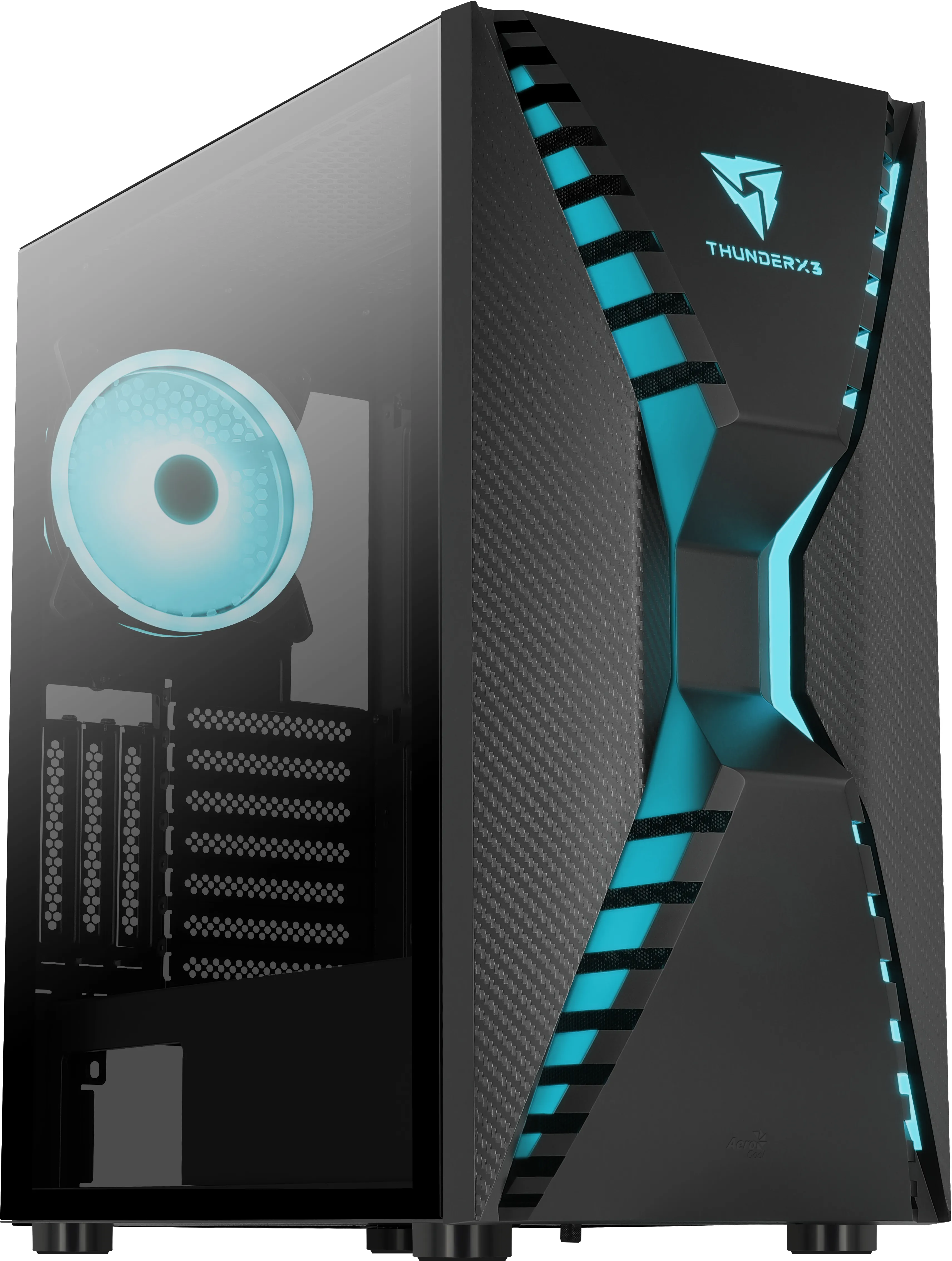 Aerocool Cronus - Mid Tower case, window, Black