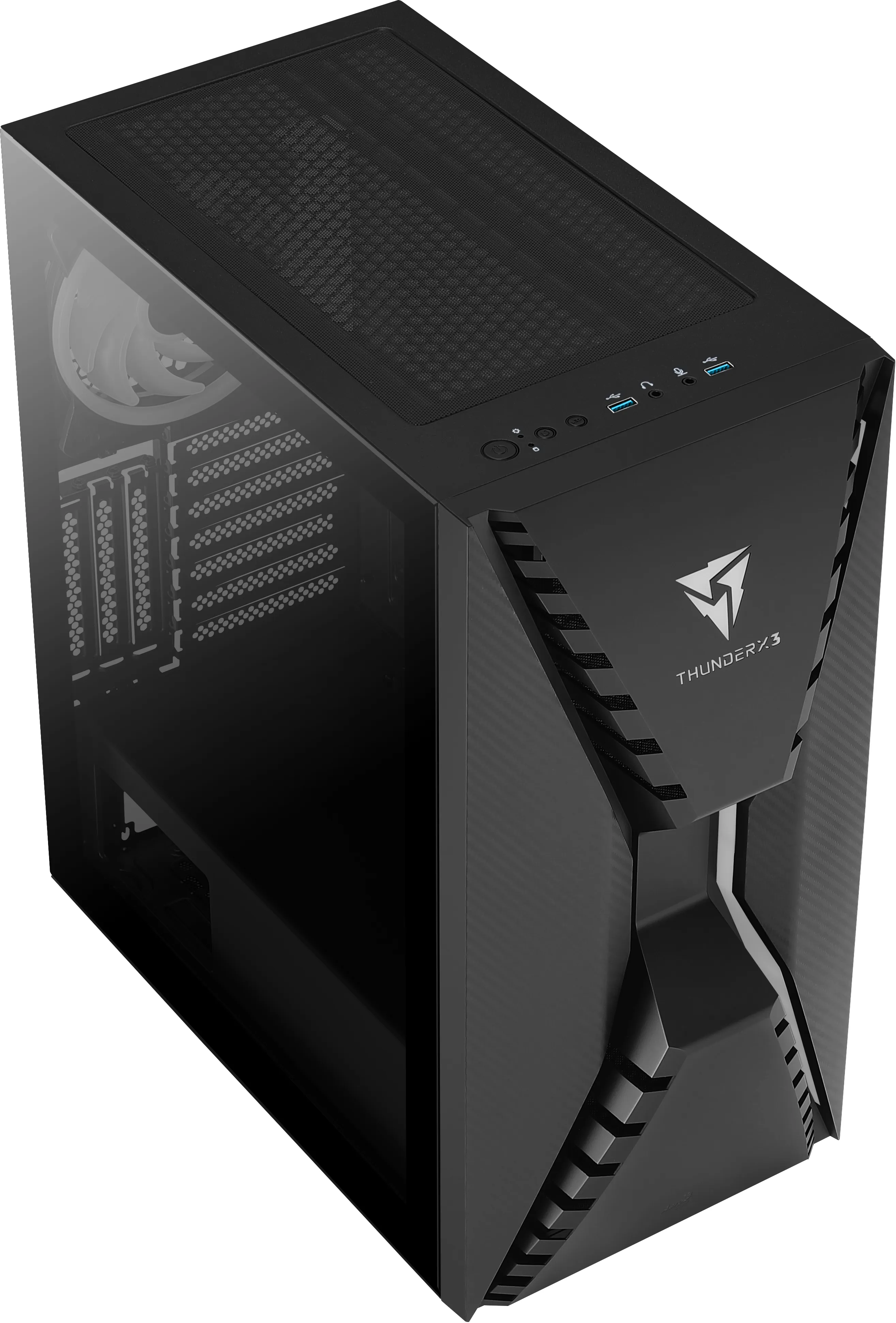 Aerocool Cronus - Mid Tower case, window, Black