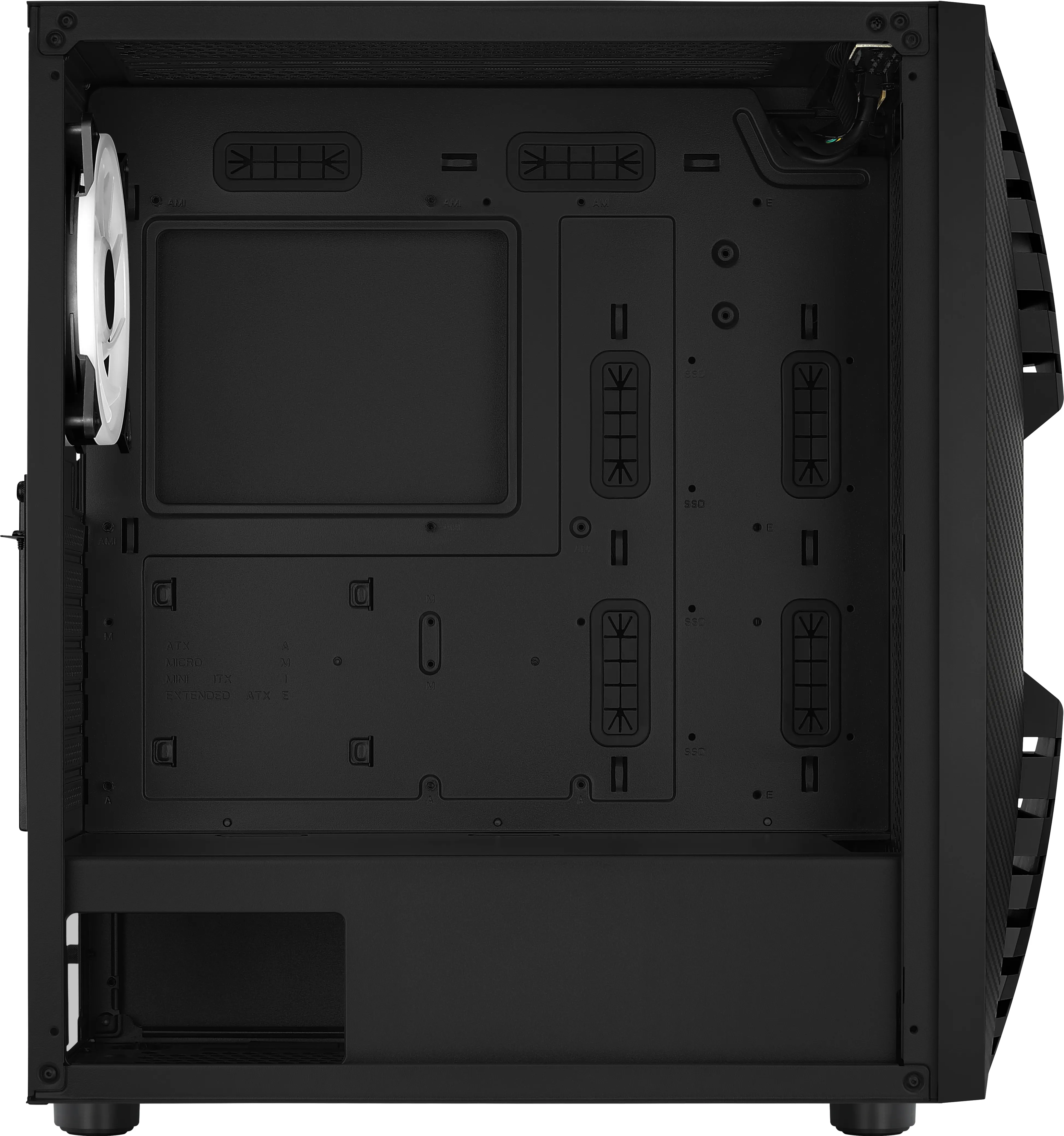 Aerocool Cronus - Mid Tower case, window, Black